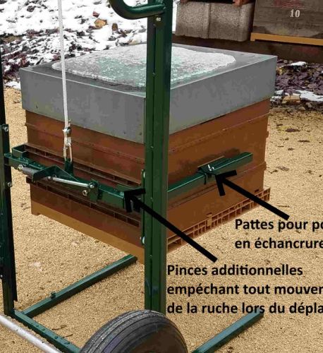 Diable Dadant grandes roues Scalapi®